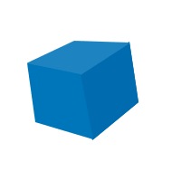 Cube bleu