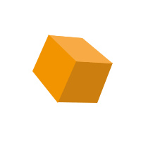 Cube orange